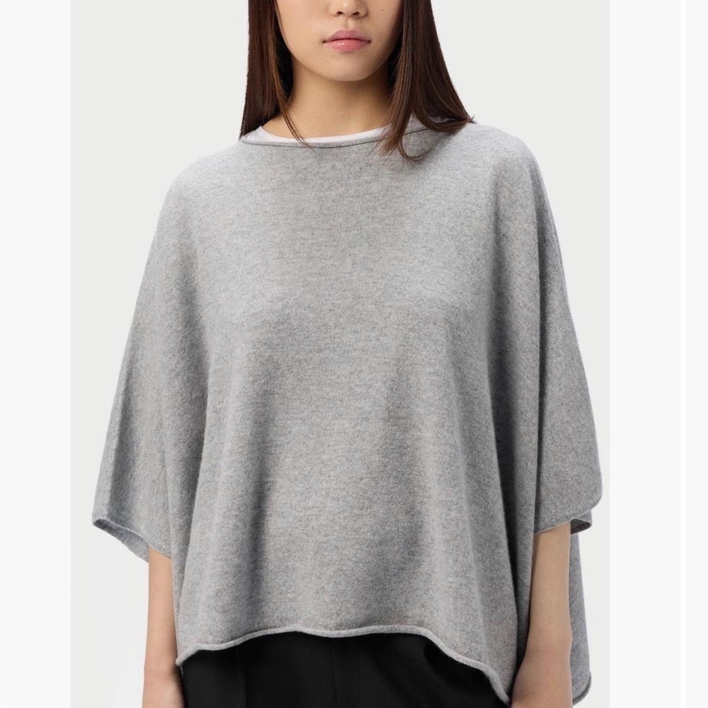 Cupcakes And Cashmere Boat Neck Poncho Size S Euc